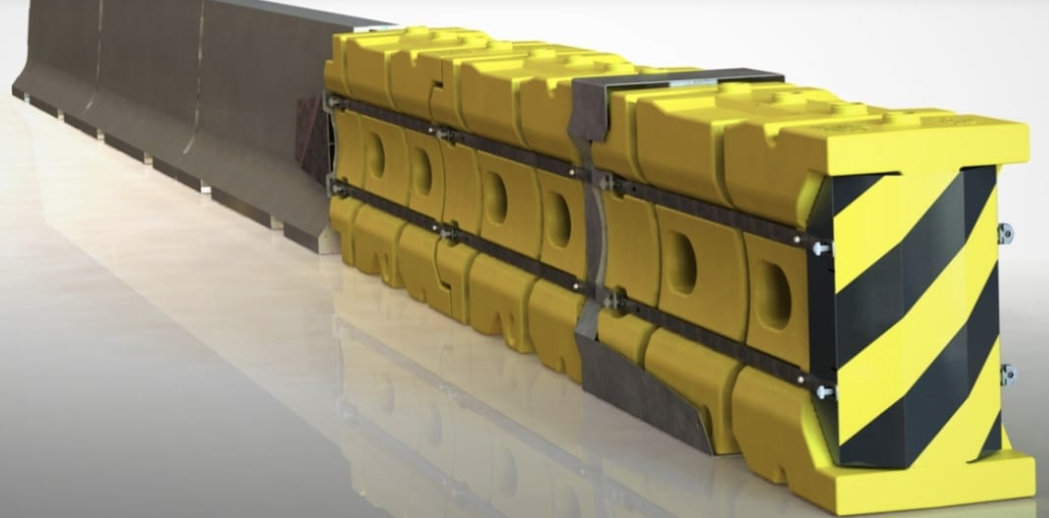 ABSORBM Plastic Crash Cushion Safe Direction